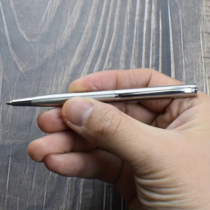 Pocket%20Stainless%20Steel%20Ballpoint%20Pen%200.7mm%20Black%20Blue%20Ink%20Refill%20Portable%20Mini%20Metal%20Ballpen%20Stationery%20Office%20School%20Supplies%20-%20Image%202