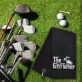 Funny Golf Towel for Dad Funny Golf Towel for Men Retirement for Men Golfer Embroidered Golf Towels for Golf Bags.