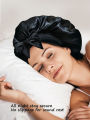 New Silky Bonnet For Sleeping Women Satin Bonnet Hair Bonnet Night Sleep Cap Scarf Wrap For Curly Hair Tie Band For CurlyHat.
