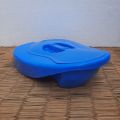 Plastic Bed Pan Device Smooth Contour Shape Heavy Duty Bed Pan for Bedridden Bed Potty (Size: Length 14 inche) - Pack of 1 PIECE.
