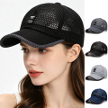 Summer Mesh Cap Lightweight Quick Drying Cool Outdoor Fishing Hats Visors Breathable Tennis Golf Hiking Baseball Sun Hat.