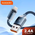 Toocki USB Cable for iPhone 14 13 12 Pro Max 2.4A Fast Charging Lightning Cable Data Wire for iPhone 8 7 6 5 Plus AirPods. 