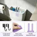 Toilet Tank Cleaning Tablet Holder, No-Drill Adjustable Tablet Dispenser, Hanging with Rust-Proof Hook, for Toilet Tank Cleaner. 
