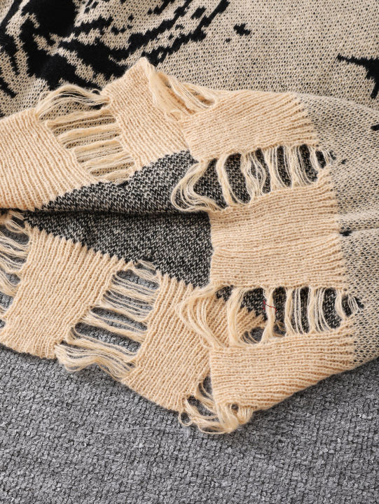 New%20Trendy%20Street%20Style%20Ripped%20Abstract%20Starry%20Sky%20Pattern%20Pullover%20Sweater%20Casual%20Round%20Neck%20Knitted%20Men's%20Pullover%20-%20Image%204