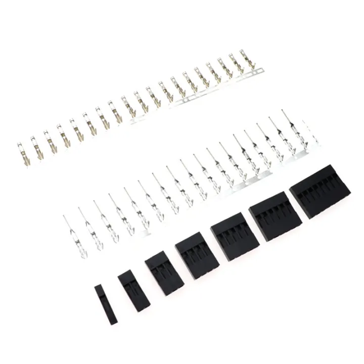 310pcs/A Set Dupont Wire Jumper Pin Header Connector Housing Kit Male ...