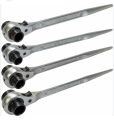 STEEL SCAFFOLDING LONG TAILED SPANNER RATCHET 2 WAY 21/23MM. 