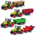 Farm Tractor Truck Tractor Inertia Car Transport Pulverizer Model Baby Car Boy Toy Engineering Car Childrens Educational Toys. 