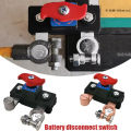Car Battery Cut Off Switch 12V/24V Disconnect Automatic Circuit Breaker Anti-Power Off Leakage Protector Universal Auto Parts.