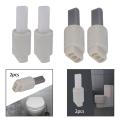 2x Toilet Lid Damper Buffer Mounting Connector CW Ccw Toilet Lid Components for Bathroom Washing Machine Toilet Seat Repair.