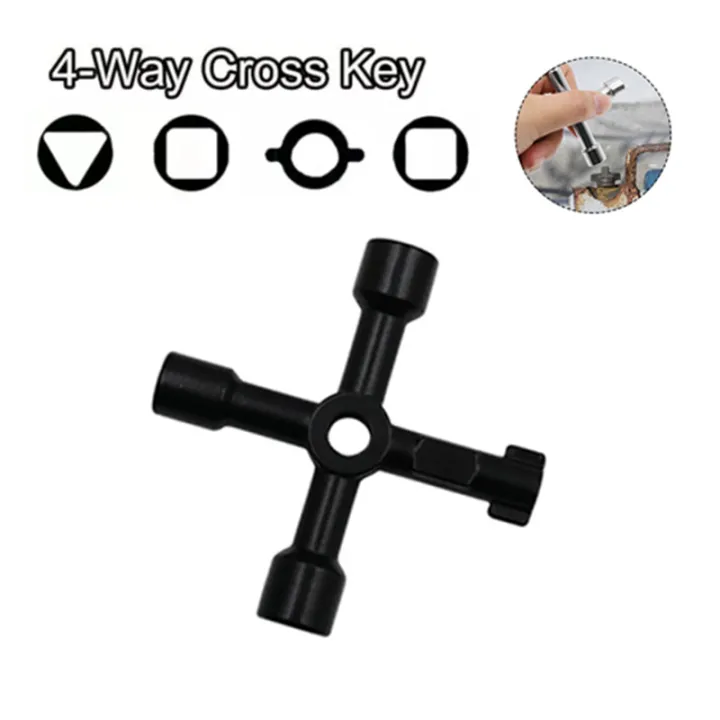 Multi-function Triangular Key Wrench Cross Square Hole Switch Wrench in ...
