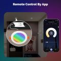 MOES WiFi Smart LED Downlight Zigbee Dimming Round Spot Light 9/12W RGB Color Changing Warm Cool light Alexa  Home Vocie lightify. 