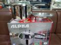 ALPHA PRESSURE COOKER DURABLE STAINLESS STEEL 9 LITER. 