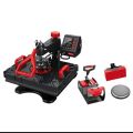 5 in 1 Heat Press Machine with Materials–Full business setup with materials of T-Shirt caps printing & Mug Printing Machine | HeatPress for Shirts, Mugs, Stickers & More. 