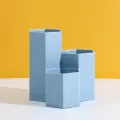Large Capacity Desk Pen Holder Pencil Makeup Storage Box Desktop Organizer Stand Case School Office Stationery Desk Set. 