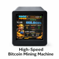 Smart Crypto Mining Display Mini Bitcoin Miner Monitor Plug & Play WiFi Real-Time Hashrate USB Powered.