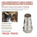 O2 Oxygen Sensor Connector Internal Thread M18x1.5 Bung Adapter P0420 P0430 For OFF ROAD. 