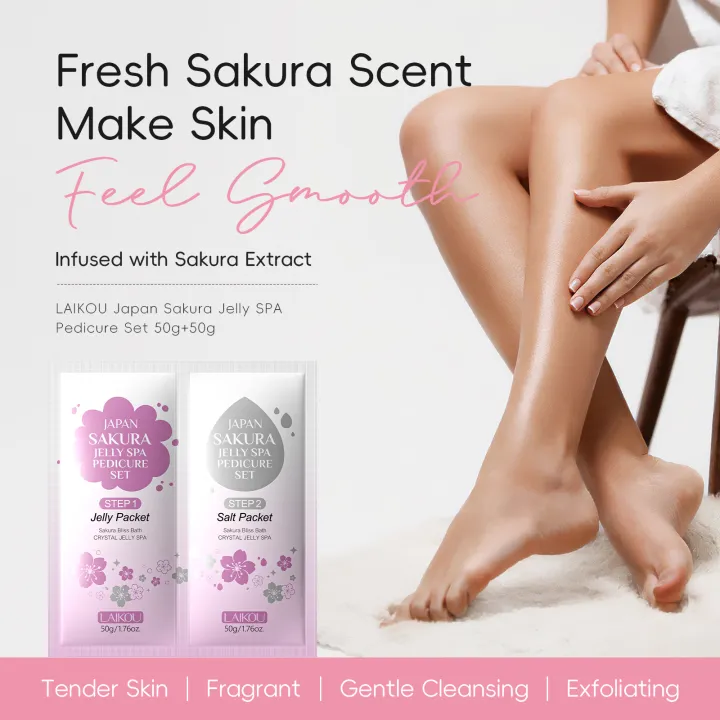 LAIKOU%20Japan%20Sakura%20Jelly%20Spa%20Pedicure%20Set%20Softening%20Foot%20Soak%20Exfoliating%20Salt%20Sakura%20Bliss%20Bath%20Skin%20Renewal%20Treatment%20-%20Image%204