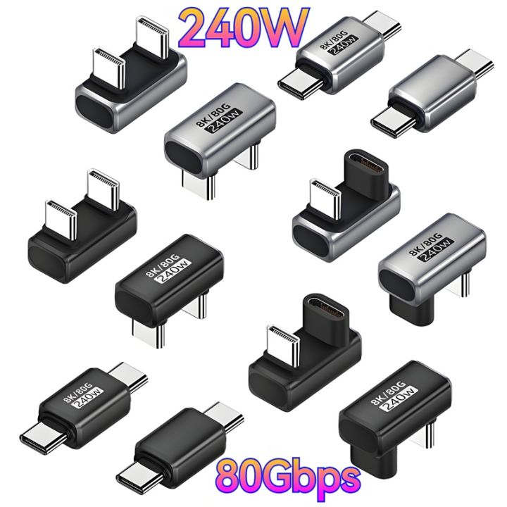 JuicEBitz Red USB 3.1 Type C To C Cable 100W Fast Charging & Data Sync For MacBook, Samsung