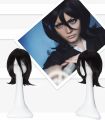 Hot Kuchiki Rukia Cosplay Wig Black Short Curly Heat Resistant Synthetic Hair Halloween Costume Anime Party Wigs. 