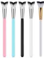 1 pcs Lash Shampoo Curved Brush For Eyelash Extension Cleansing,Soft Makeup Removal Bath Swoop Brush Tools.