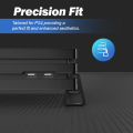 Horizontal Version Holder For PS4/Slim /Pro Console Accessories Cooling Base Legs Flat-Mounted Bracket Space-Saving Stand. 