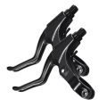 1pair Aluminum Alloy Bicycle Brake Levers Ultralight 22.2mm Handlebar Compatible V-Brake Universal Cycling Handle. 