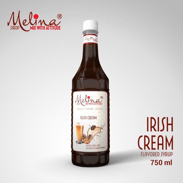 Melina - Irish Cream Flavored Syrup- 750ml