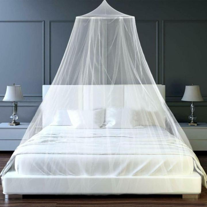Lace Dome Single Entry Canopy Repellent Protection Princess Mosquito Net Fly Insect Mesh Home Bed Decoration Summer