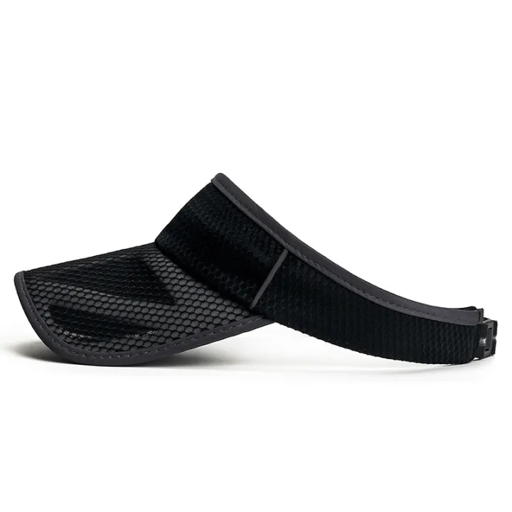 Summer%20Sports%20Sun%20Hats%20Men's%20Cap%20Adjustable%20Visor%20Uv%20Protection%20Empty%20Top%20Tennis%20Running%20Sunscreen%20Mesh%20Brim%20-%20Image%202