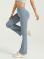 Women's High Waisted Bootcut Yoga Pants - Flared Leggings for Workout and Casual Wear - Comfortable and Stylish Activewear.