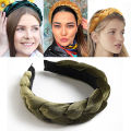 Velvets Braid Headband Headwear Women Fashion Hair Bands High Quality DIY Hair Styling Hoop Accessories For Hair Fixing Tools. 