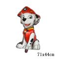 Paw Patrol Cartoon Dog Balloon Ryder Chase Skye  Aluminum Film Balloon Toys Children's Birthday Party Decoration. 