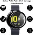 9D Curved Edge Full Screen Protectors For   Watch 5 Pro 45mm Active 4 2 40mm 44mm Protective Tempered Glass Film. 