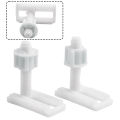 2 Sets Toilet Seat Hinge Bolts Screw Fixing Fitting Kit Toilet Seat Repair Bolts Fitting Screws Washers Accessories Universal.