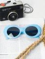 Nains Authentic Clout Goggles Bold Oval Retro Mod Fashion Sunglasses Clout Round Lens. 