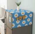 Fridge Cover - Fridge Dust Cover  Refrigerator Top Cover  Freezer Dustproof Cover  Refrigerator Accessories  Fridge Cover with Pockets  Kitchen Appliance Dust Cover  Dustproof Fridge Mat  Refrigerator Organizer Cover  Fridge Top Storage Cover  Waterproof. 