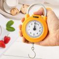 Clock Shape Hanging Weight Scale Food Weighing Scale with Hook Digital Crane Scale for Farms Hunting Fishing Shopping. 