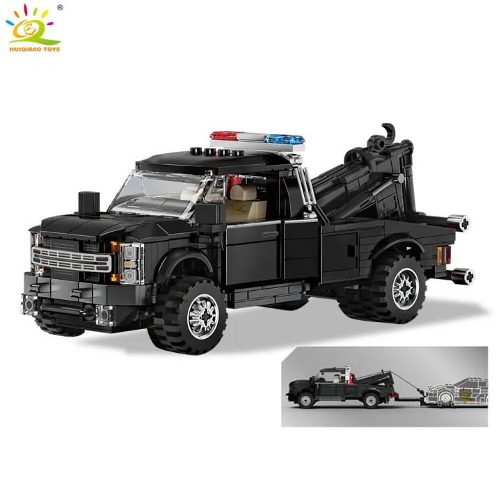 HUIQIBAO%20MOC%20Tow%20truck%20Model%20Building%20Blocks%20City%20trailer%20Bricks%20Toy%20for%20Kids%20Boy%20%20Children%20Adult%20Car%20Set%20home%20Decoration%20-%20Image%206