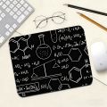 Chemical Formula Science Pattern  Mouse Pad Non Slip Gaming Desk Mat for Study Office Workspace. 