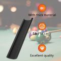 Multi-Tool Snooker Cue Maintenance Kit, Cue Tip Repair and Polishing Set, with Pvc File and 4 Sandpaper Strips.