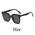 SZTZX New Trend Sunglasses For Women And Men Simple Design Decorative Glasses Car Driving Eyewear Unisex Sun Glasses UV400.
