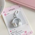Simple, Sweet, Cool and Exquisite Earphone Keychain, Three-dimensional Shape | Acrylic Material, Best Friend Gift, Bag Pendant. 