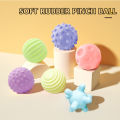 4 PCS/6 PcsBaby Toys Sensory Balls For Children Textured Hand Touch Ball Soft Massage Ball Infant Rattle Senses Toys. 
