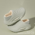 Baotou Waterproof Cotton Slippers, Home Cotton Shoes, Winter Warm and Non Slip Couple Cotton Slippers.