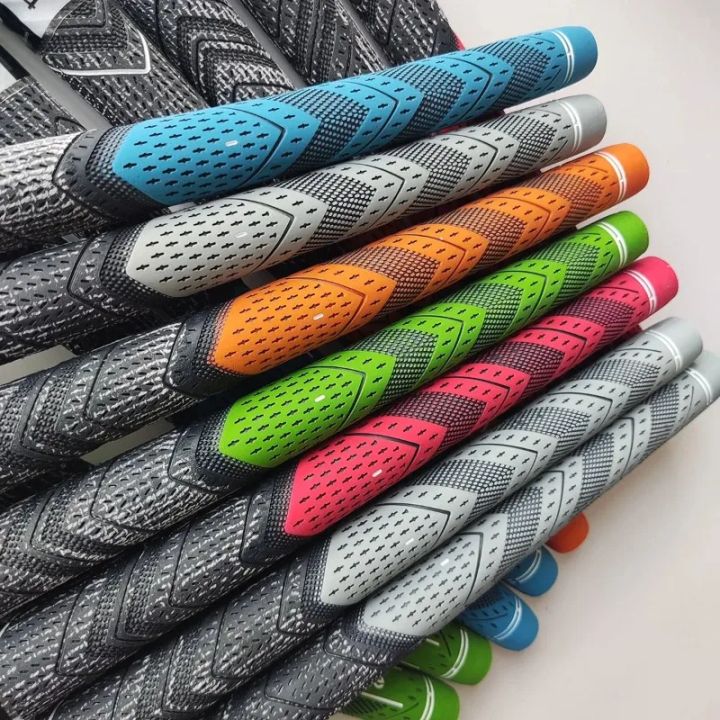 Color Plus Grip Golf Grip PLUS 4 Men's Rubber Golf Grips Cotton Yarn Golf Club Grips ...