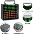Storage Organizer Box for 54/72 AA AAA Batteries, Battery Holder Case, Home Drawer Garage Container(Case Only).