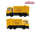 (Outside pack), steel car model, majotte, Hong Kong garbage car, man TGS brand, 100% genuine copyright, can be opened as steel.. 
