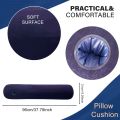 Long Bolster Pillow Body Support Pillows For Adults Lumbar Roll Pillow For Lower Back Inflatable Cuddling Pillow For Travel Home.