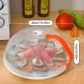 Microwave Food Cover Heat-resistant Food Splatter Guard Microwave Oven Pan Lid Plate Stove Cover Transparent Anti-Splash Cover. 