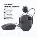 Electronic Shooting Headset Helmet Mounted Version Hunting Pickup and Noise Reduction Tactical Headset Hearing Protection. 